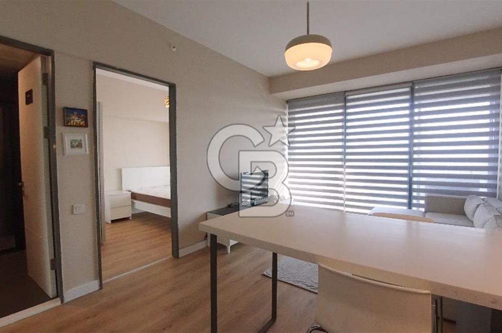 İzmir Ontan Bayraklı Sitesi Eşyalı Kiralık 1+1 50 m² Daire