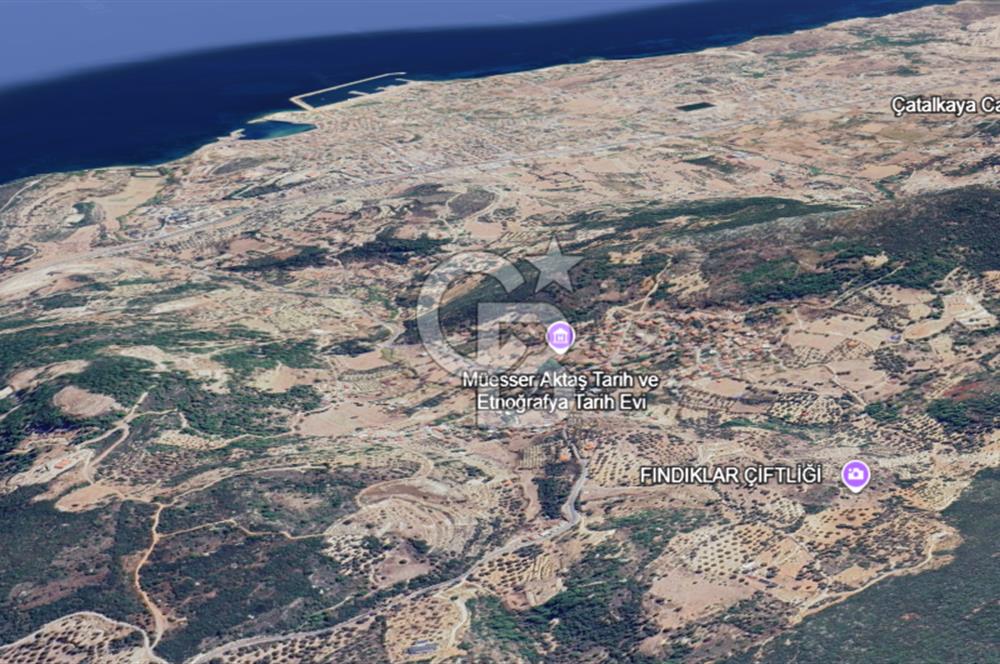 Panoramik Manzaralı | Mordoğan’da 1/1000’lik Planda Olan Tarla