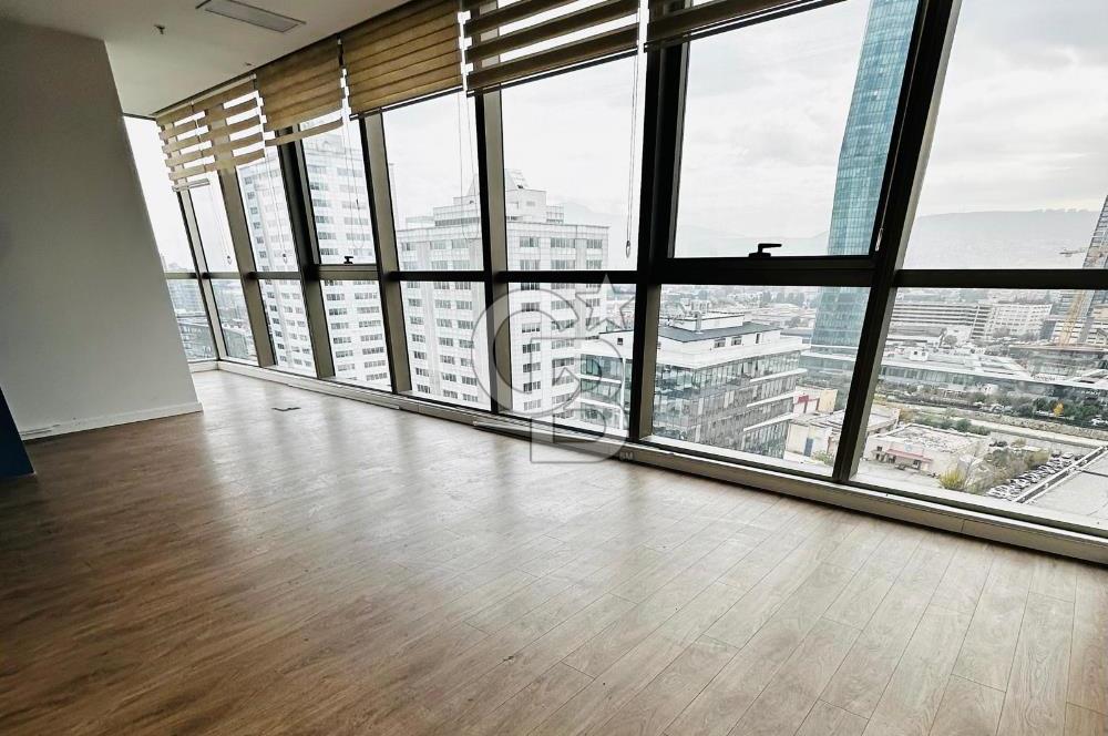 NOVUS VENTUS TOWER BAYRAKLI'DA NET 55m2 KİRALIK OFİS 1+0