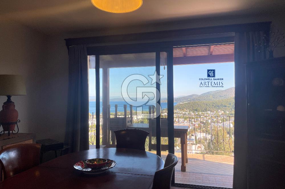 TORBA'DA DENİZ VE DOĞA MANZARALI EŞYALI DUBLEKS KİRALIK