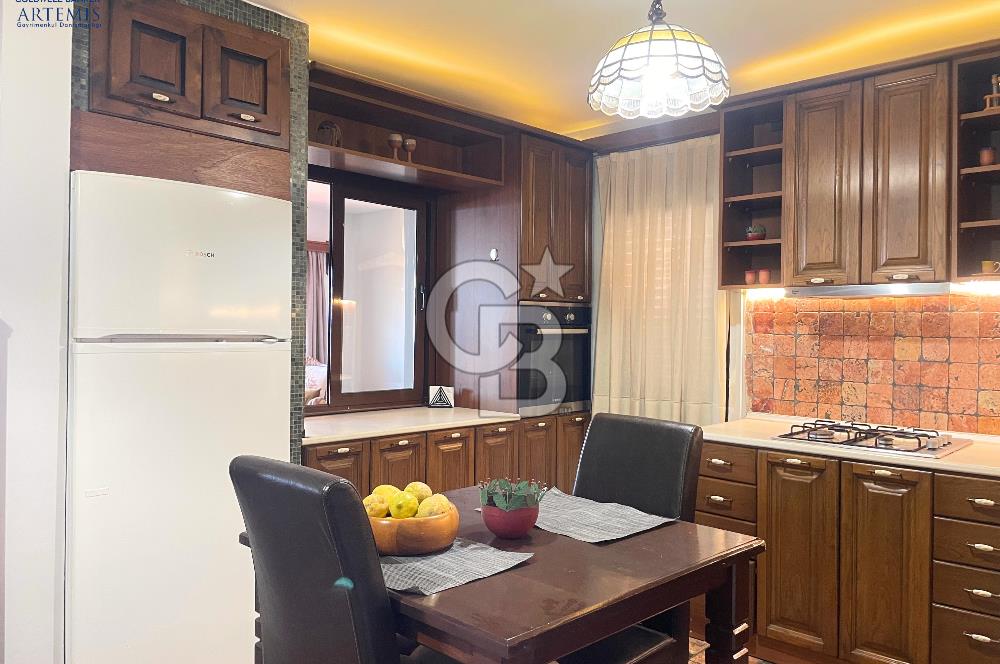 TORBA'DA DENİZ VE DOĞA MANZARALI EŞYALI DUBLEKS KİRALIK