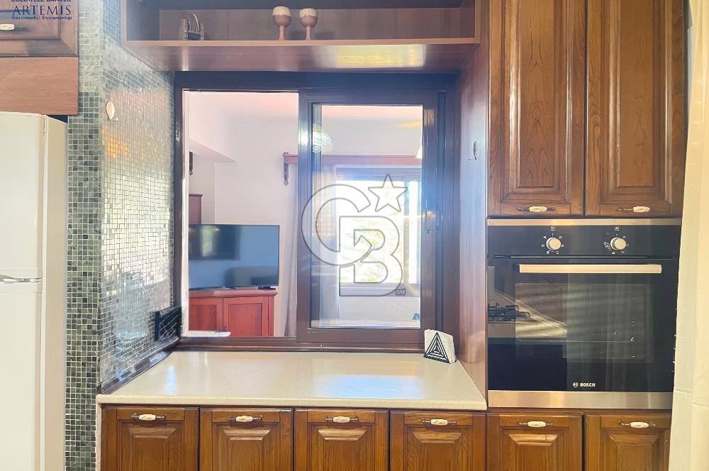 TORBA'DA DENİZ VE DOĞA MANZARALI EŞYALI DUBLEKS KİRALIK