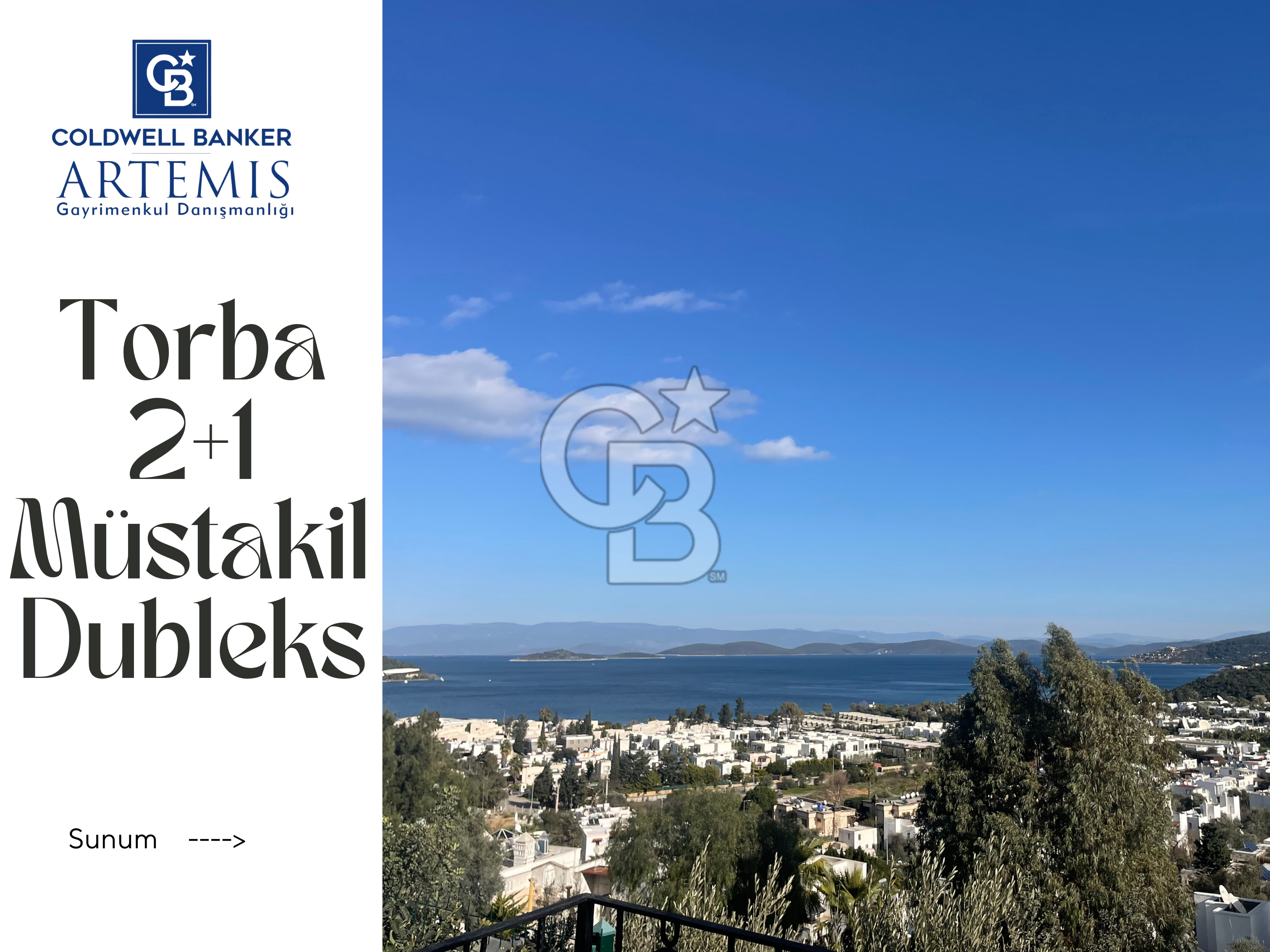 TORBA'DA DENİZ VE DOĞA MANZARALI EŞYALI DUBLEKS KİRALIK