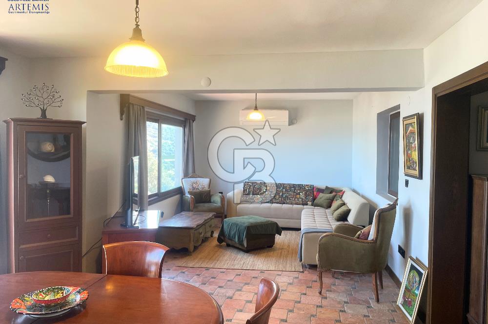 TORBA'DA DENİZ VE DOĞA MANZARALI EŞYALI DUBLEKS KİRALIK