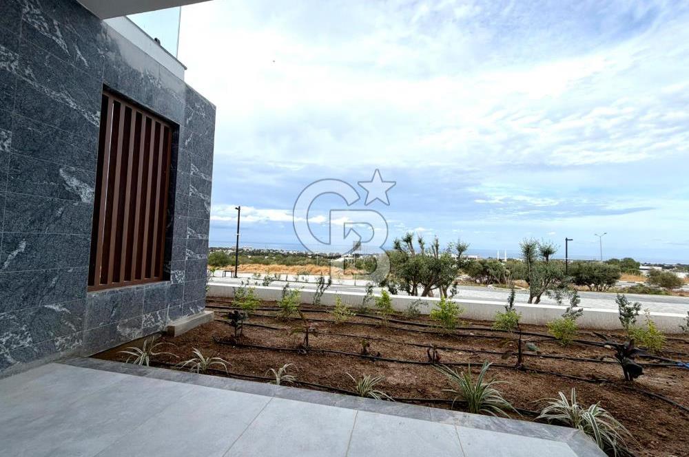 Girne Karaoğlanoğlu Havuzlu Sitede Full Eşyalı Deniz Manzaralı 1+1 Bahçe Kullanımlı Kiralık Daireler