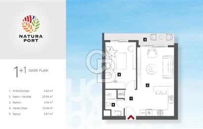 NATURA PORT B BLOK 8. KAT LÜKS 1+1