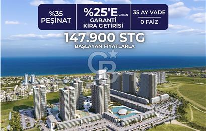 KKTC İskele'nin En İyi Projesi Grand Sapphire Blu'da Ödeme Planlı Satılık Fırsat Stüdyo Daire