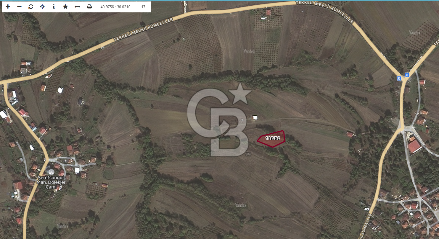 Kocaeli Kandıra'da 1619,29 m² Yatırıma Uygun Tarla