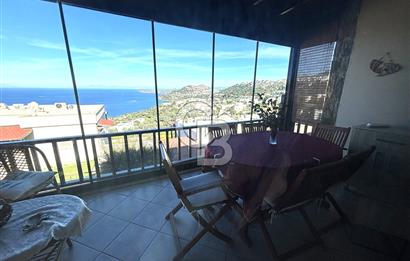 Bodrum Koyunbaba'da Kiralık Site İçi EşyalıDeniz Manzaralı Daire