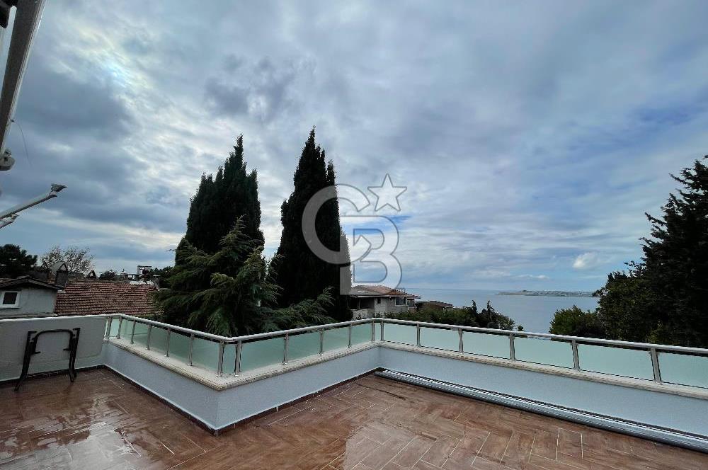 GÜRPINAR'DA VİLLA TADINDA PANORAMİK DENİZ MANZARALI KİRALIK 3+1