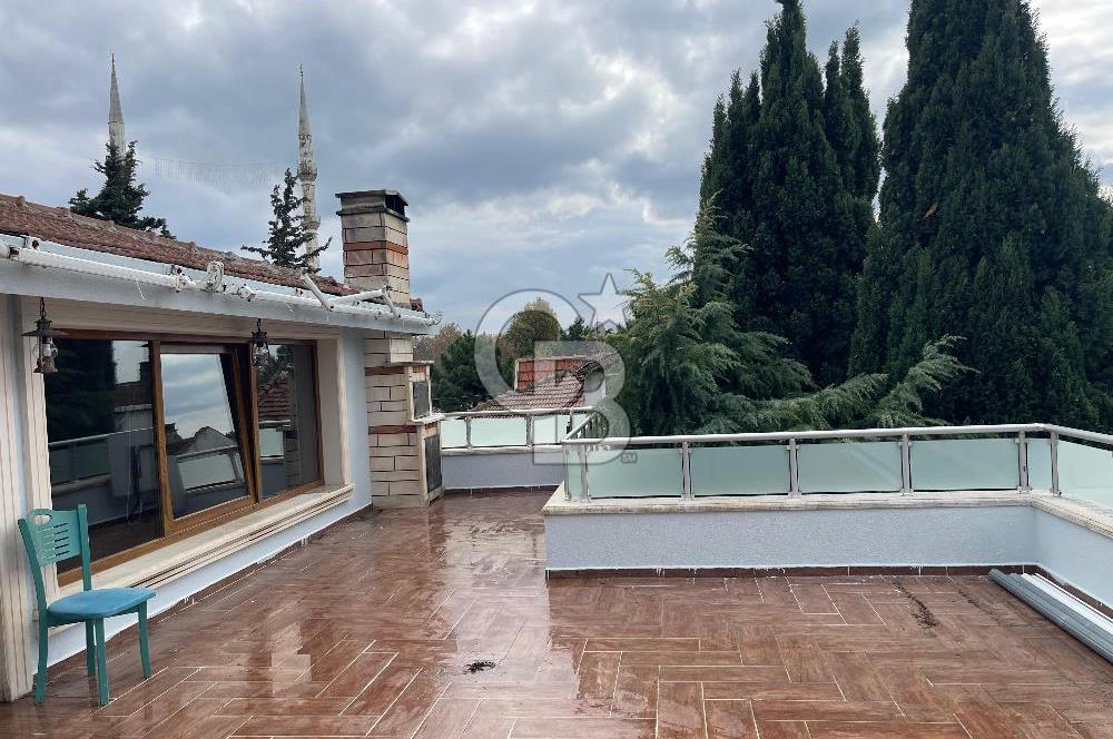 GÜRPINAR'DA VİLLA TADINDA PANORAMİK DENİZ MANZARALI KİRALIK 3+1