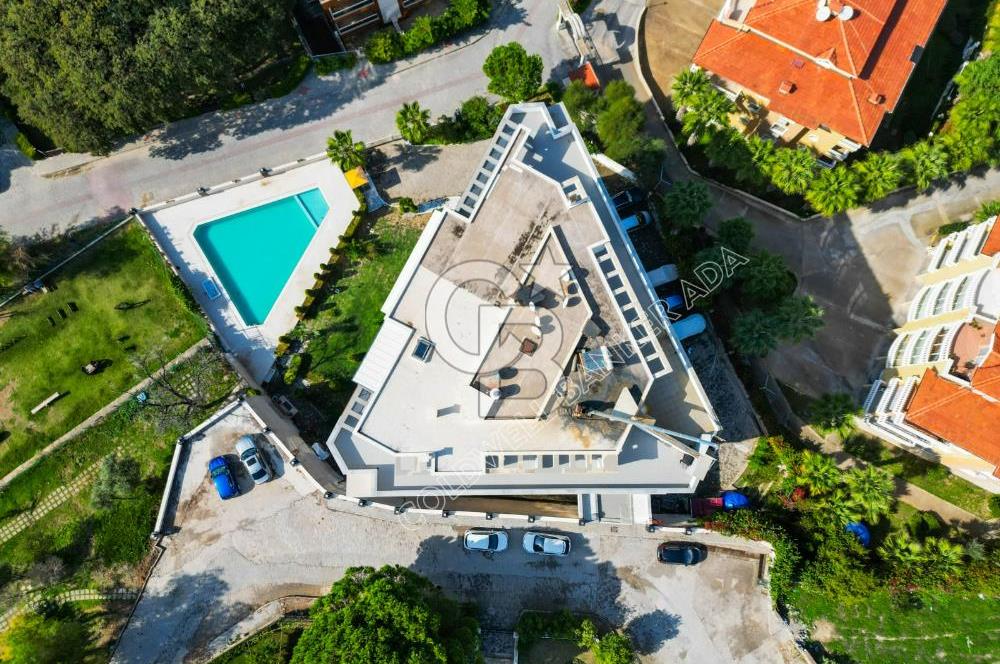 KUŞADASI MARİNA SATILIK 2+1 HAVUZLU DEV BALKONLU MÜSTAKİL TADINDA