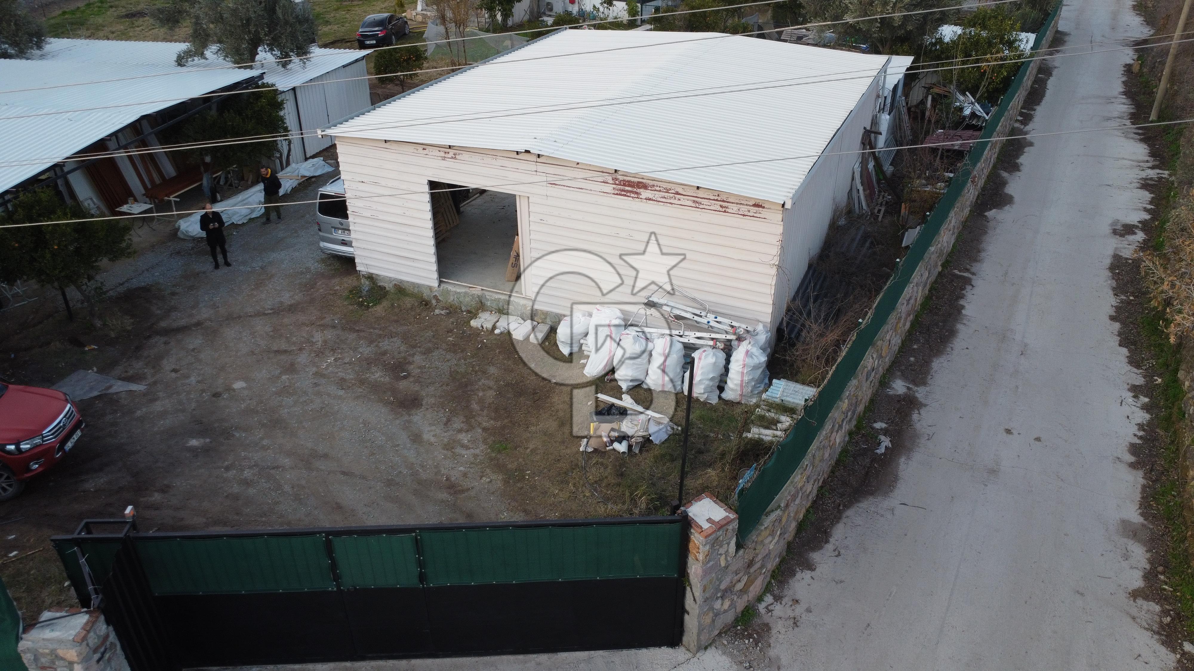 BODRUM DEREKÖYDE KİRALIK 120 M2 DEPO