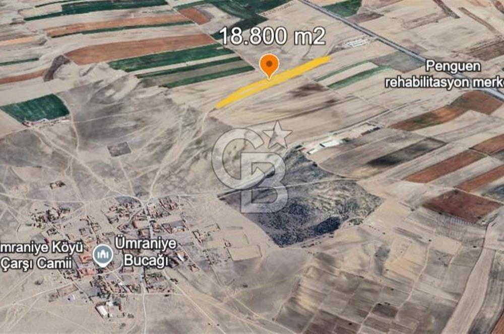 EMİRDAĞ ÜMRANİYEDE ANAYOLA 2. PARSEL 18 DÖNÜM ARAZİ