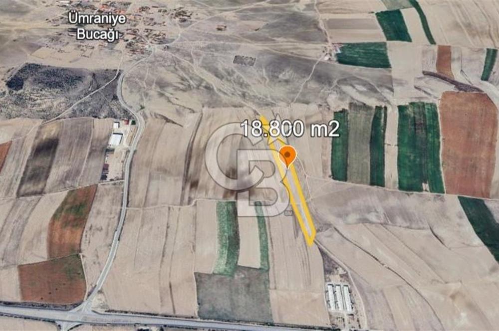 EMİRDAĞ ÜMRANİYEDE ANAYOLA 2. PARSEL 18 DÖNÜM ARAZİ
