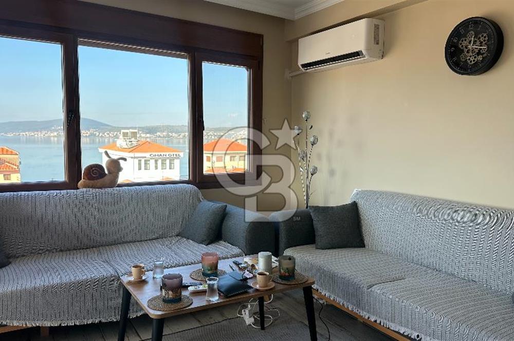 Ayvalık Merkezde 107m2 Deniz Manzaralı Masrafsız Daire