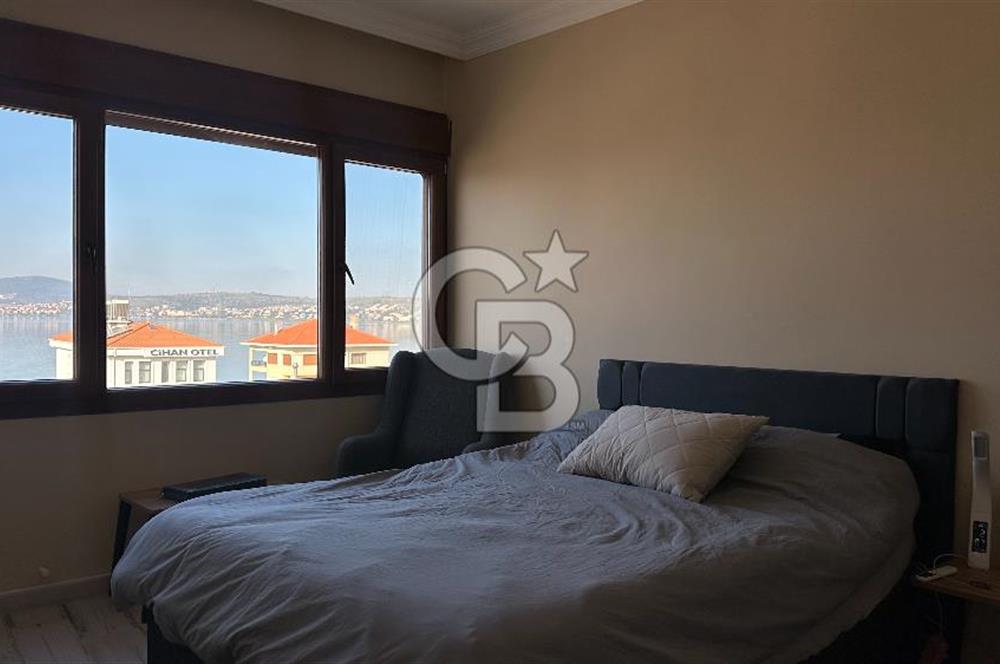 Ayvalık Merkezde 107m2 Deniz Manzaralı Masrafsız Daire