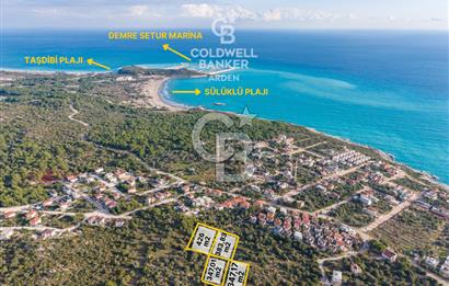 CB ARDENDEN DEMRE KUMDAĞI FULL DENİZ MANZARALI SATILIK ARSALAR