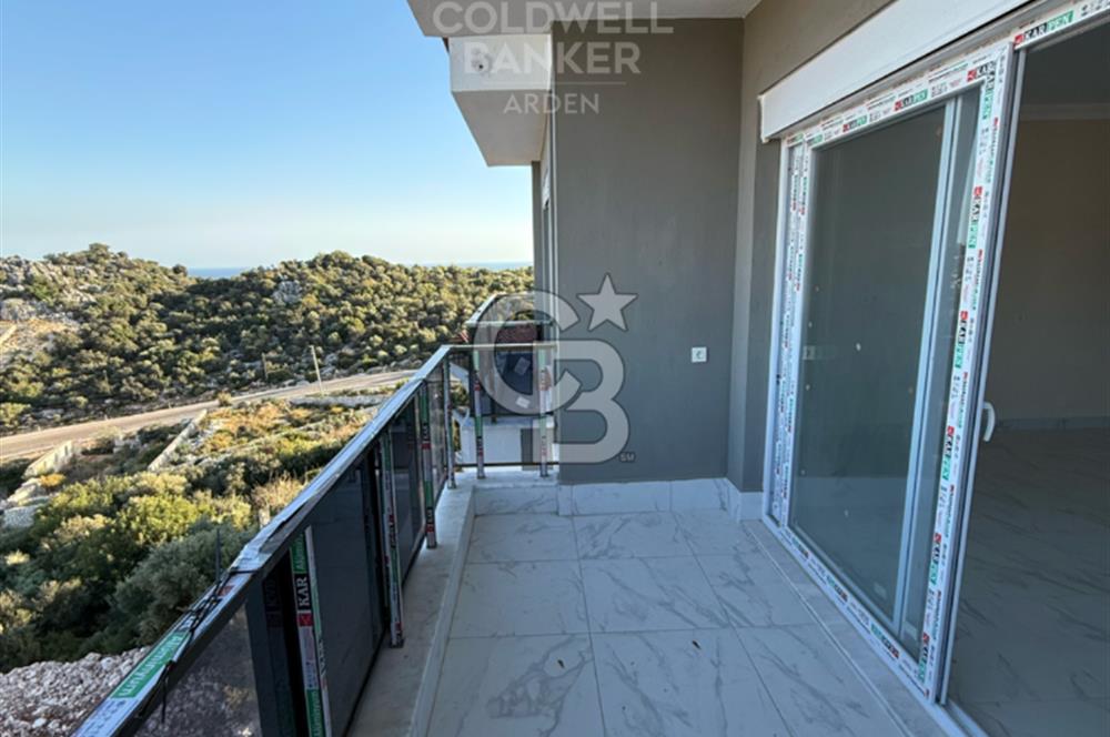 CB ARDENDEN DEMRE BOZDAĞ DA DENİZ MANZARALI 2+1 SATILIK DAİRE