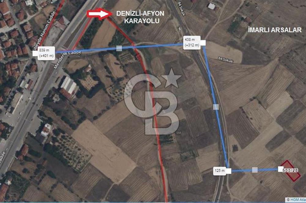 Afyon-Dazkırı Esentepe Mah.Yaka Mevkiinde 962 m² Satılık Tarla