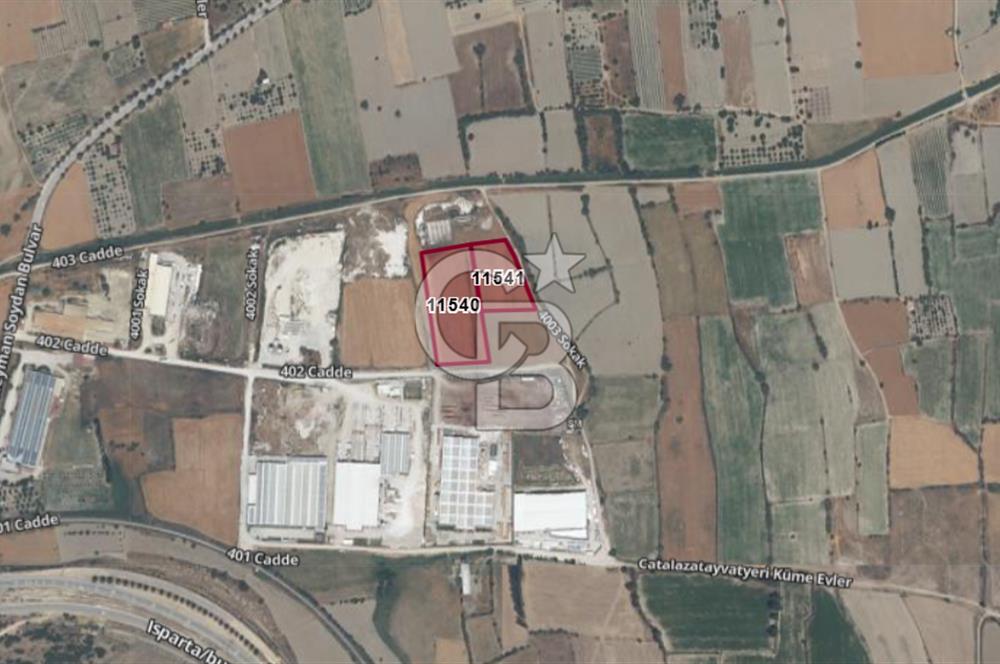 MÜKEMMEL KONUMLU SANAYİ İMARLI ISPARTA GÖNEN SATILIK ARSA