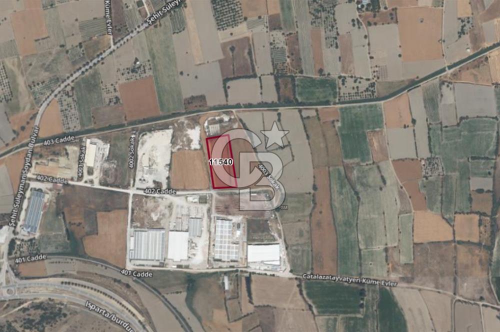 MÜKEMMEL KONUMLU SANAYİ İMARLI ISPARTA GÖNEN SATILIK ARSA