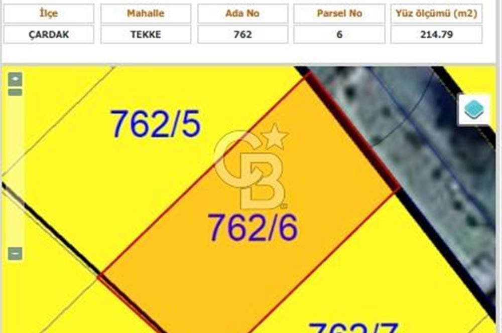 ÇANAKKALE LAPSEKİ ÇARDAK SATILIK 214 M2 İMARLI ARSA