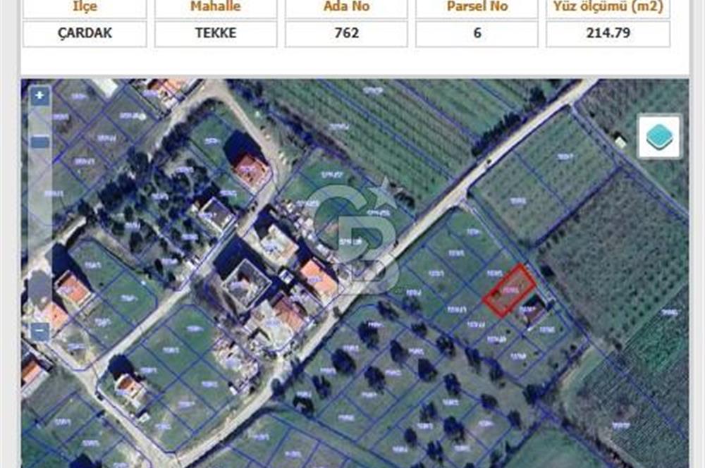 ÇANAKKALE LAPSEKİ ÇARDAK SATILIK 214 M2 İMARLI ARSA