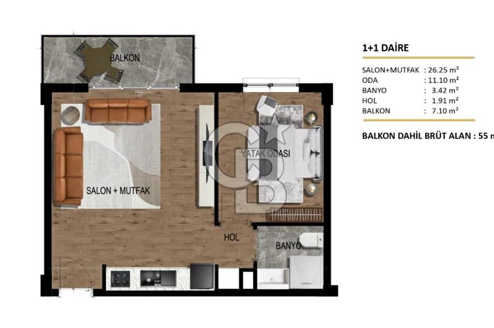 BAŞBOĞA PARADISE | VADE FIRSATIYLA 1+1 / 2+1 / 3+1 DAİRELER