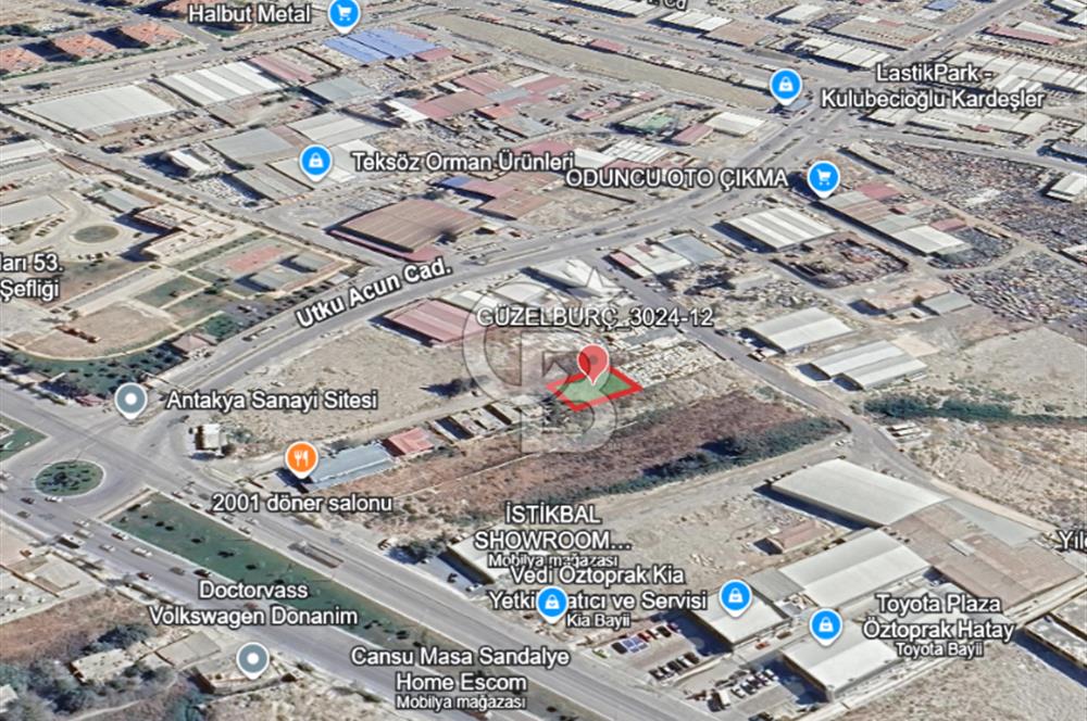 GÜZELBURÇ MAH'DE *T2 İMARLI* SATILIK NİTELİKLİ TİCARİ ARSA