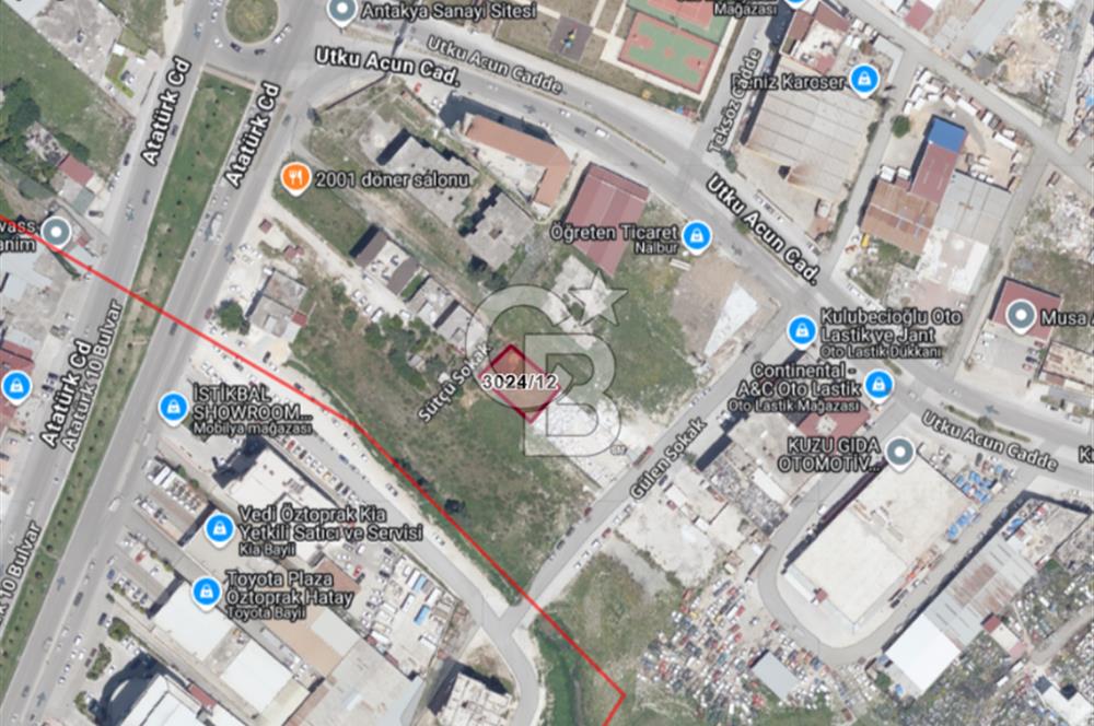 GÜZELBURÇ MAH'DE *T2 İMARLI* SATILIK NİTELİKLİ TİCARİ ARSA