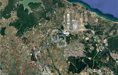 ÇATALCA NAKKAŞ, HAVAALANINA YAKIN 375M2 SATILIK ARAZİ