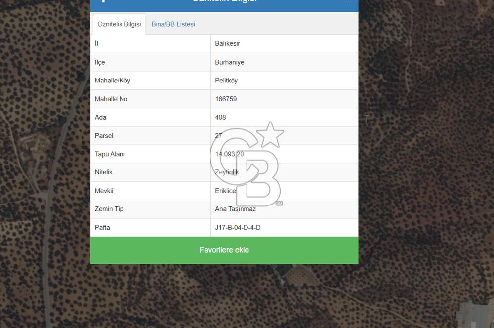 PELİTKÖY'DE YOLA 120 MT CEPHELİ,KÖYE 700 MT - 14 DÖNÜM ZEYTİNLİK