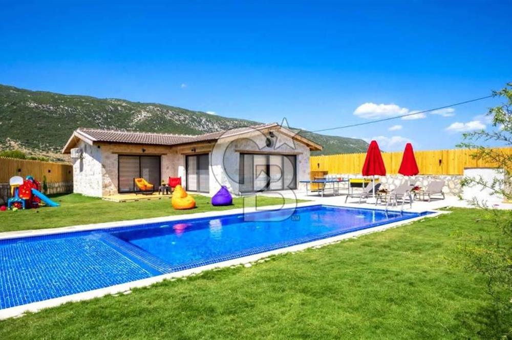 CB GİZ'DEN KAŞ SARIBELEN'DE SATILIK 2+1 VİLLA