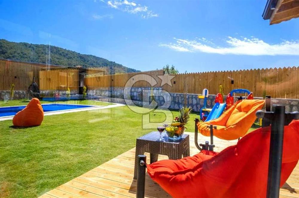 CB GİZ'DEN KAŞ SARIBELEN'DE SATILIK 2+1 VİLLA