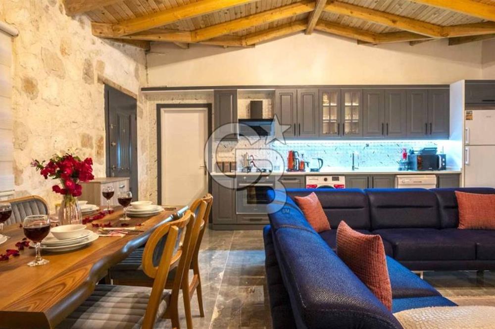 CB GİZ'DEN KAŞ SARIBELEN'DE SATILIK 2+1 VİLLA