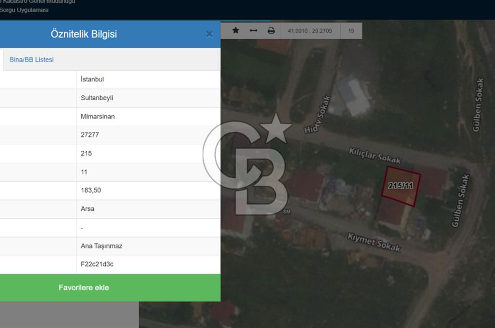 ACİİLL...Sultanbeyli Mimar Sinan Mh.de İmarlı Müstakil Parsel