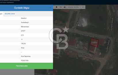ACİİLL...Sultanbeyli Mimar Sinan Mh.de İmarlı Müstakil Parsel