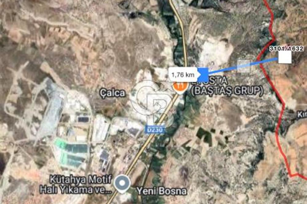 Kütahya merkez kırgıllı da osbye 5 dk mesafede dümdüz arazi