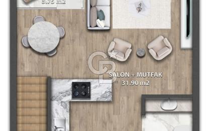 İKON ÇAKIRLARDA BAHÇE KULLANIMLI LOFT 2+1 SATILIK DAİRE