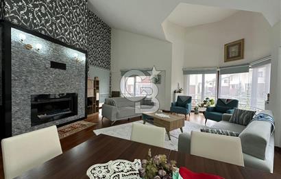 İNCEK TULUMTAŞ METEL LADİN SİTESİNDE ŞÖMİNELİ 6+2 KİRALIK VİLLA