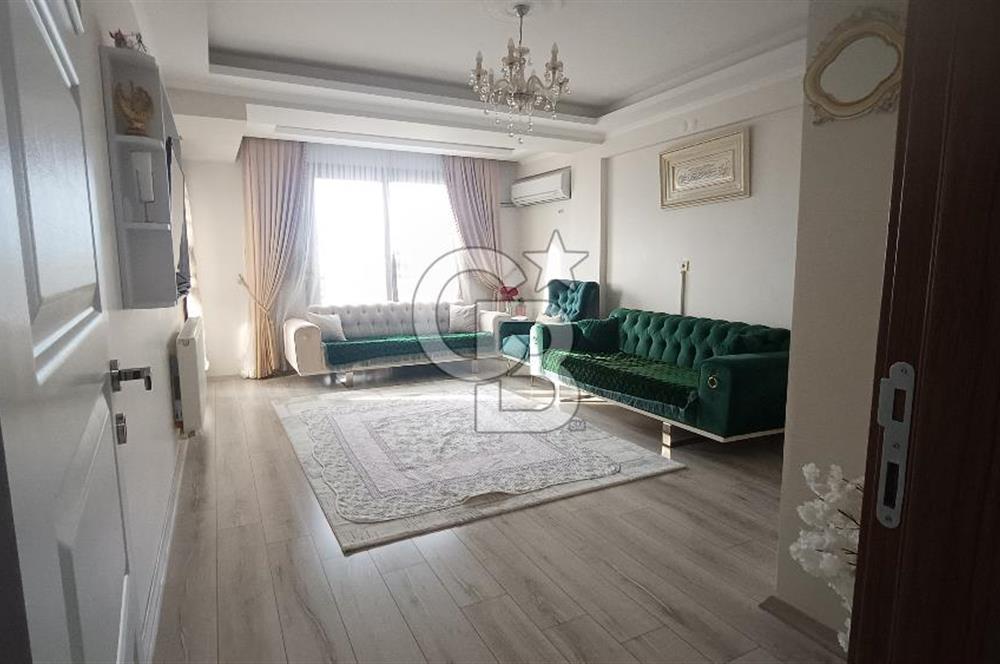 BAYRAKLI -NALDÖKEN'DE DENİZ MANZARALI 3+1 DAİRELER.