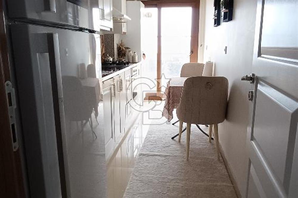 BAYRAKLI -NALDÖKEN'DE DENİZ MANZARALI 3+1 DAİRELER.