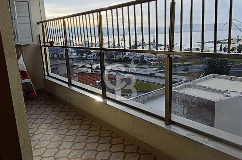 BAYRAKLI -NALDÖKEN'DE DENİZ MANZARALI 3+1 DAİRELER.