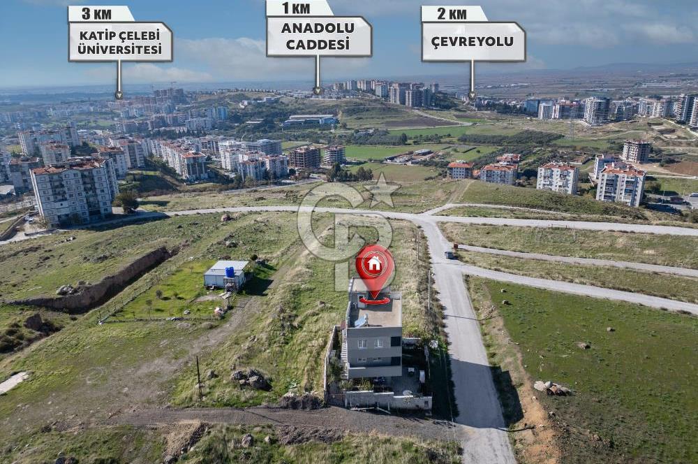 Çiğli Harmandalı'da Satılık 5+2 Tripleks Villa