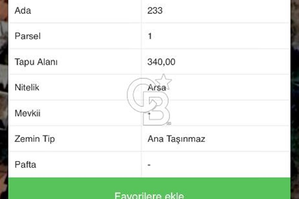 GEYİKBAYIRI 52 EVLERDE MERKEZİ KONUMDA İMARLI VİLLA ARSASI