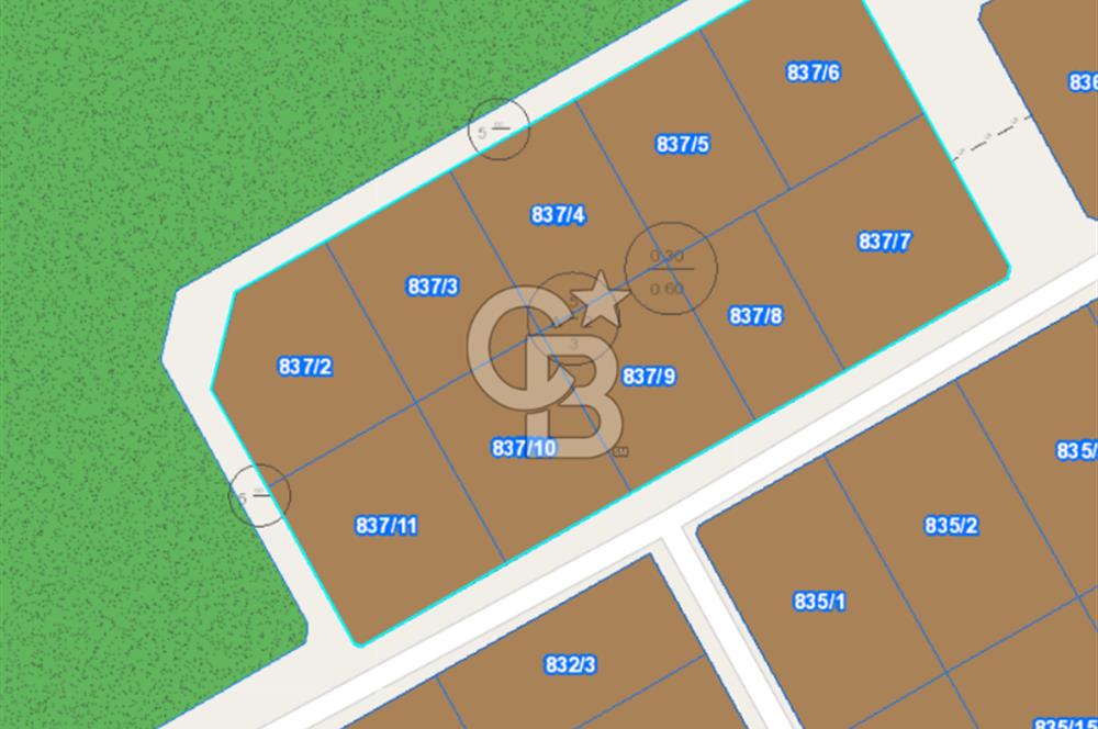 PURSAKLAR YEŞİLOVA'DA *770 m2* SATILIK KONUT İMARLI *KÖŞE* ARSA