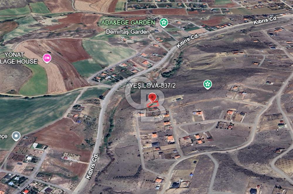 PURSAKLAR YEŞİLOVA'DA *770 m2* SATILIK KONUT İMARLI *KÖŞE* ARSA