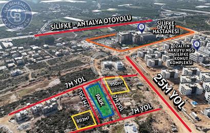 MERSİN- SİLİFKE-BURUNUCU SATILIK İMARLI ARSA