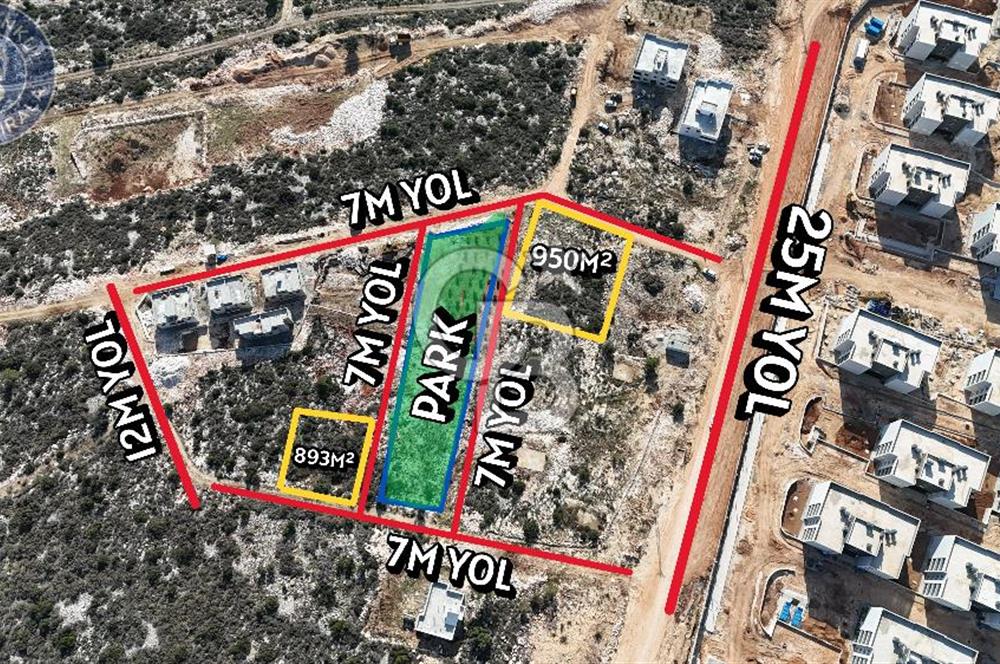 MERSİN- SİLİFKE-BURUNUCU SATILIK İMARLI ARSA